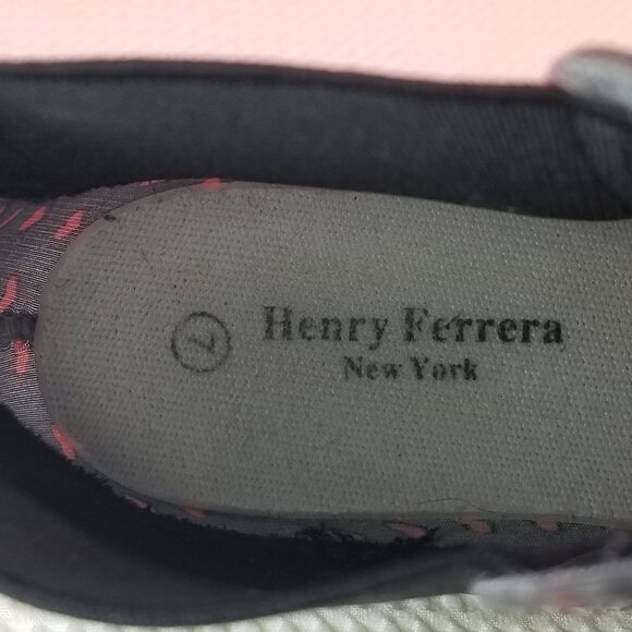 Henry Ferrera Women's Ankle Rain Boots Size 7 Red Hearts Navy - Picture 6 of 10